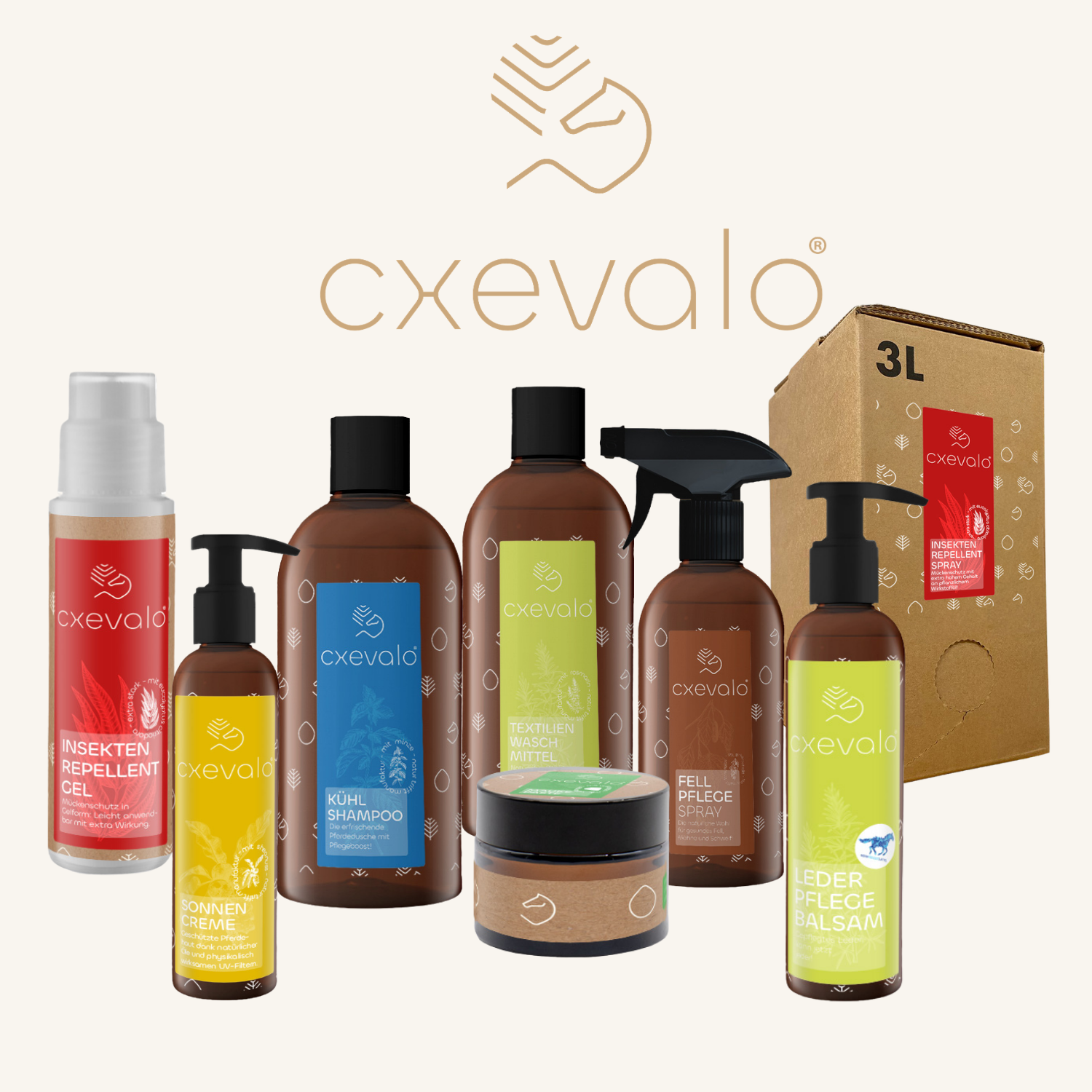 cxevalo Pflegeprodukte imFUTTERSACK