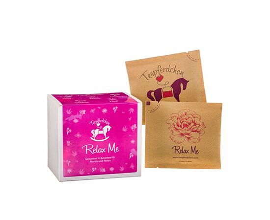 Teepferdchen Relax me – Kräutermischung Pferd Packung| imFUTTERSACK