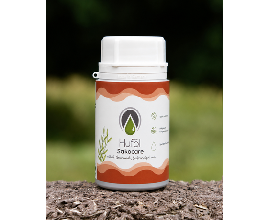 Äusseres Pflegeöl für juckende Hautveränderungen am Pferd – 100% natürlich & pflanzlich, 100ml. Bei imFUTTERSACK in der Schweiz bestellen.