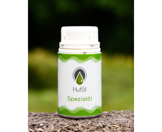 Umfassendes Hufpflegeöl bei vielfältigen Hufproblemen – das stärkste Produkt im Sortiment, 100ml. Bei imFUTTERSACK in der Schweiz bestellen.