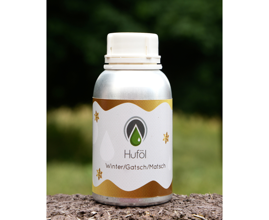 Winter-Edition: natürliches Hufpflegeöl für nasse & matschige Jahreszeiten, 100ml. Bei imFUTTERSACK in der Schweiz bestellen.